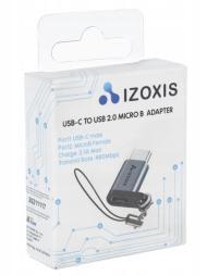 Adaptér OTG Micro USB 2.0 USB Type-C so šnúrkou