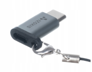 Adaptér OTG Micro USB 2.0 USB Type-C so šnúrkou