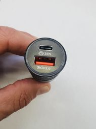 Adaptér, nabíjačka do auta rýchla 1x USB + 1x USB-C YY-CO2 - BR8152