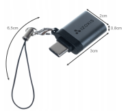 Adaptér OTG USB 3.0 USB TYPE-C so šnúrkou