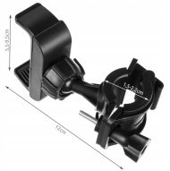 Robustný 3D držiak telefónu na bicykel / motocykel