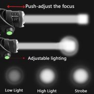 Dobíjacie čelovka Headlight Alu ZOOM T6 CREE LED 2000 lumenov