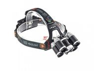 Nabíjací čelovka Headlamp 5 x CREE LED + čelová lampa COB 3W LED a príslušenstvo ZADARMO