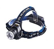 Dobíjacie čelovka Headlight Alu ZOOM T6 CREE LED 2000 lumenov