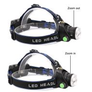 Dobíjacie čelovka Headlight Alu ZOOM T6 CREE LED 2000 lumenov